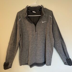 Nike Gray Therma-Fit 1/4 Zip Pullover Men’s Size XL